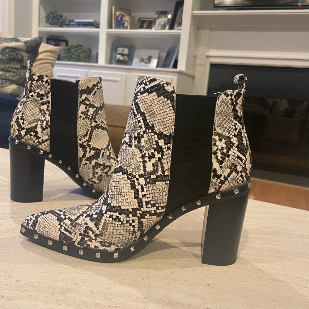 Charles by Charles David western style boots with studs